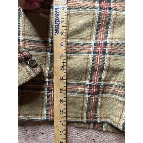 Cotton On Garments Wool Blend Flannel Shirt Medium - Picture 4 of 7